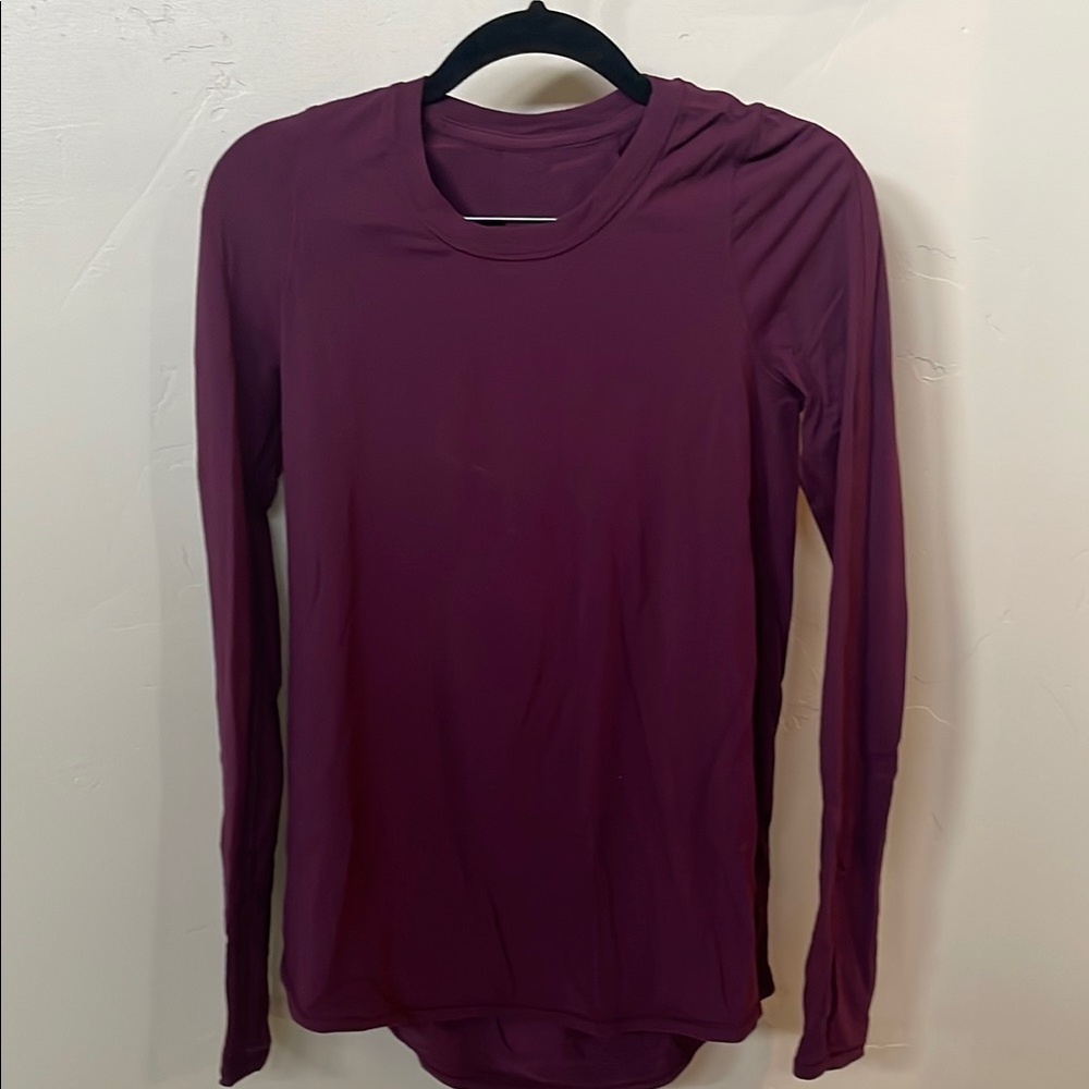 lululemon burgundy Rulu top